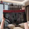 Men's underwear boxers transparent mesh breathable comfortable nylon ultra-thin cool seamless underwear